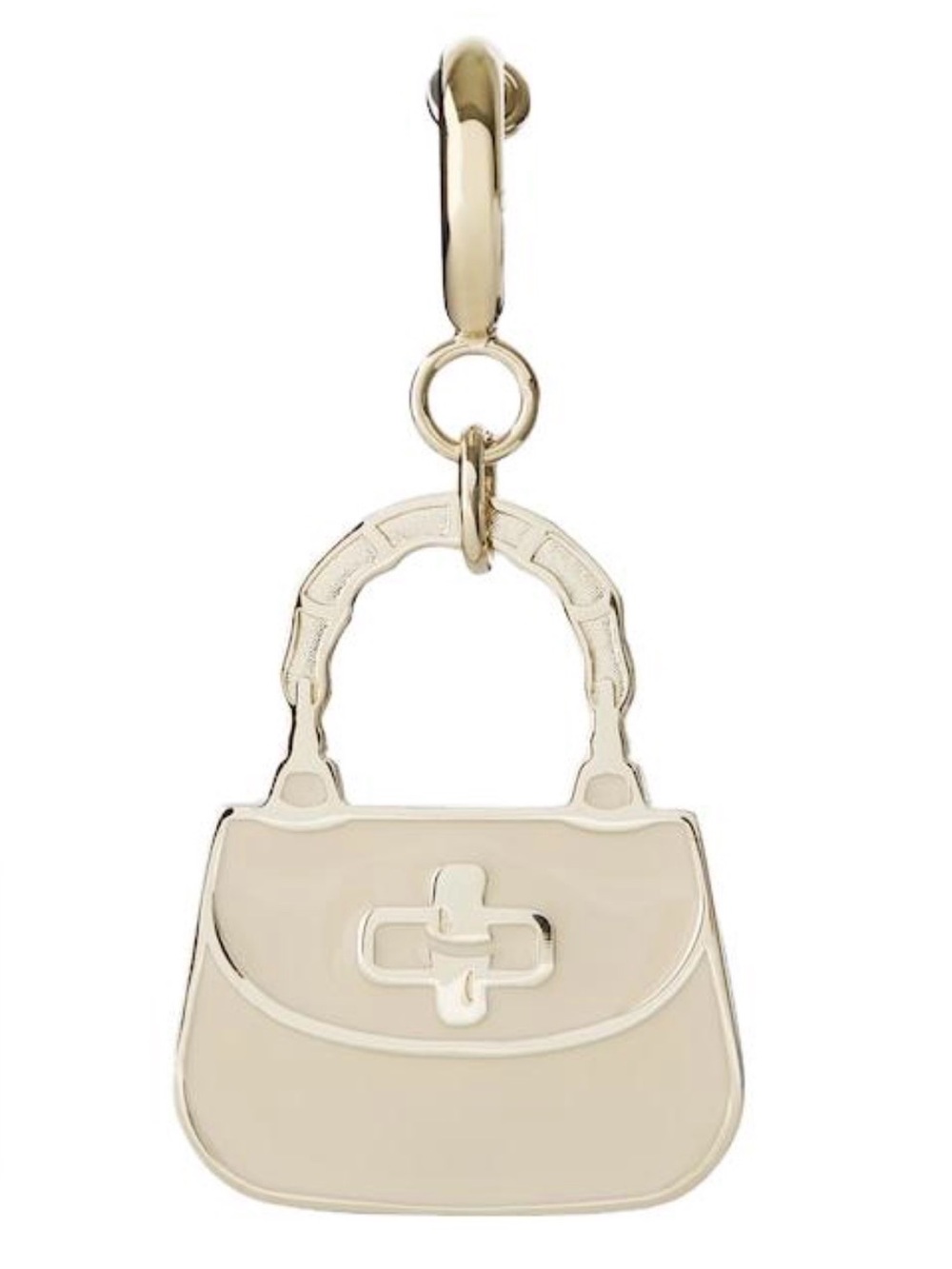 Gucci Enamel Bamboo Bag Charm